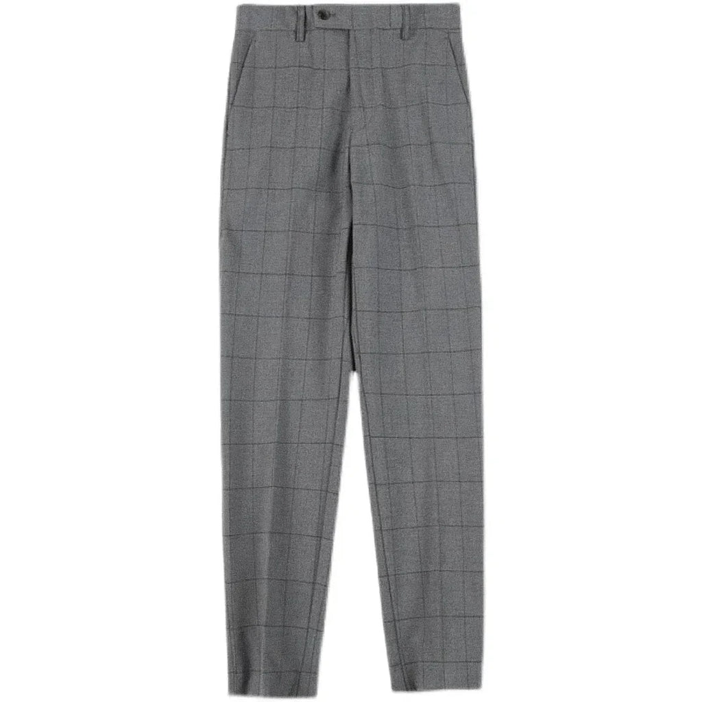 Men's Gurkha Checked Tailored Trousers | Relvorn