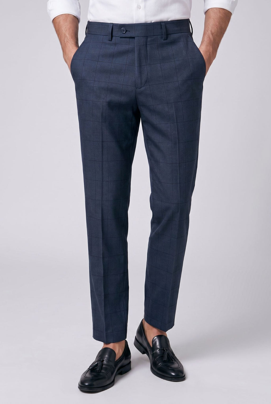 Men's Gurkha Checked Tailored Trousers | Relvorn