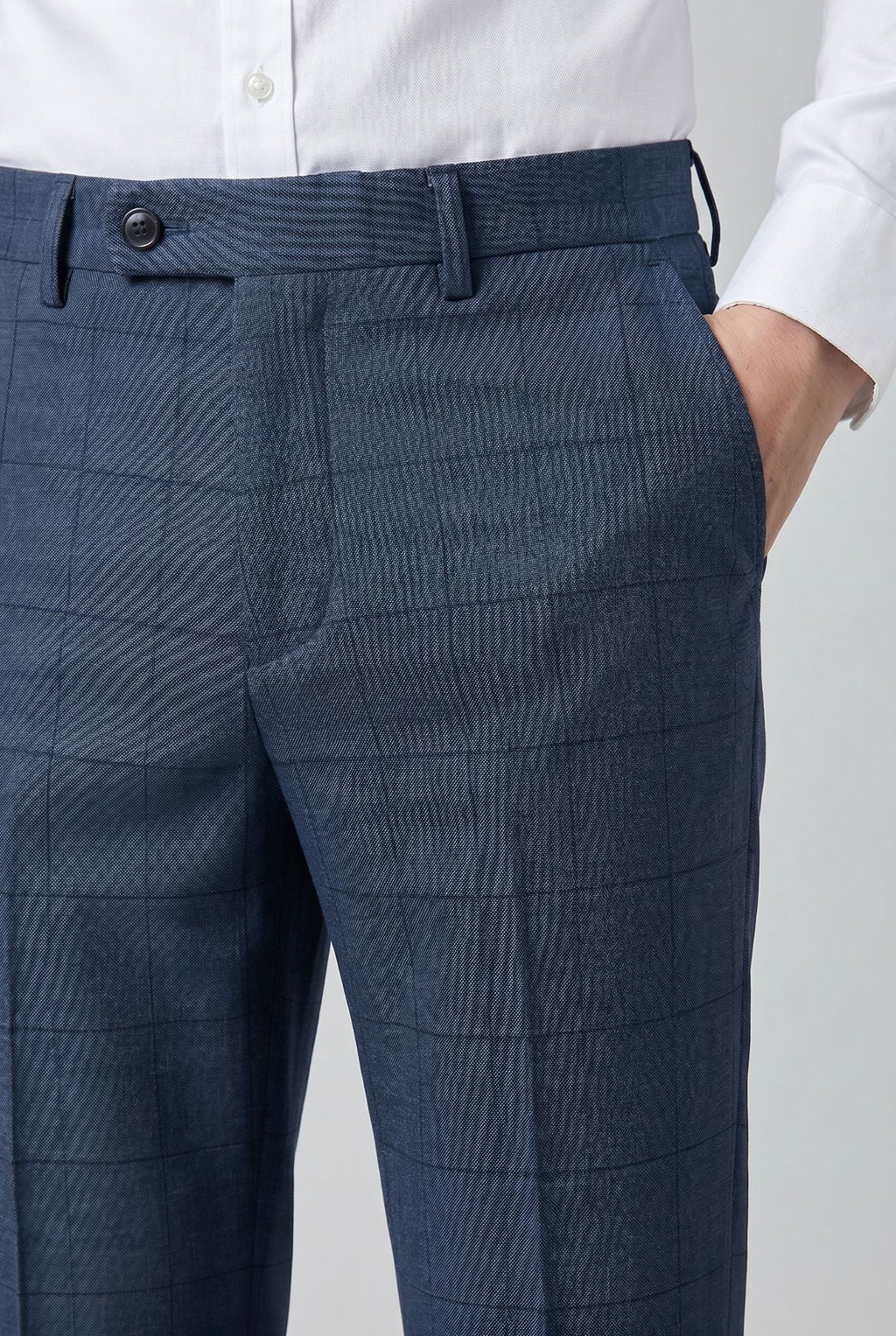 Men's Gurkha Checked Tailored Trousers | Relvorn