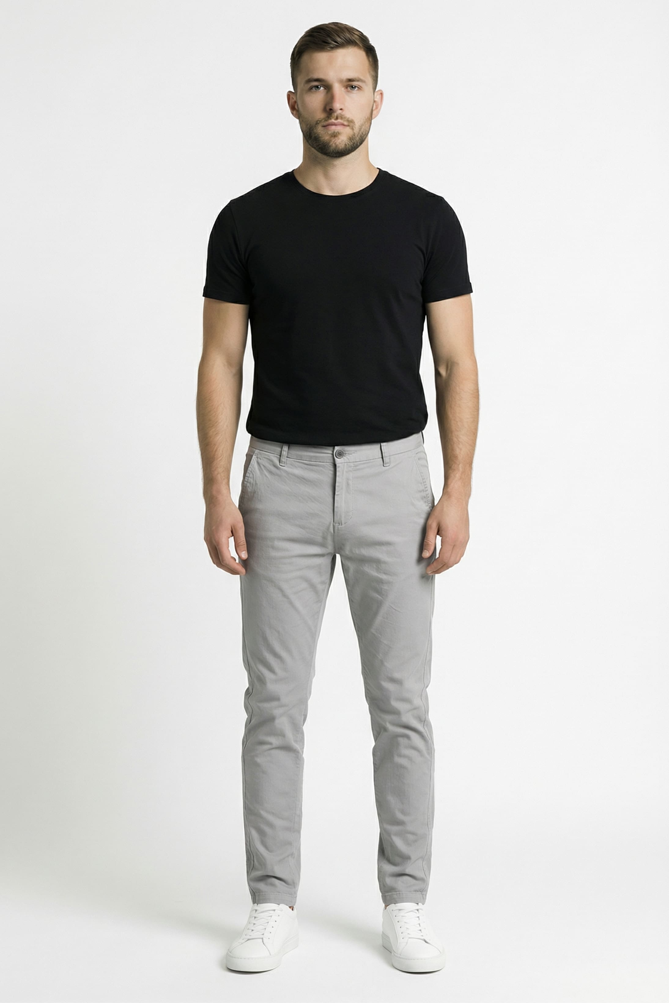Men's Slim Fit in Chino Trousers | Relvorn