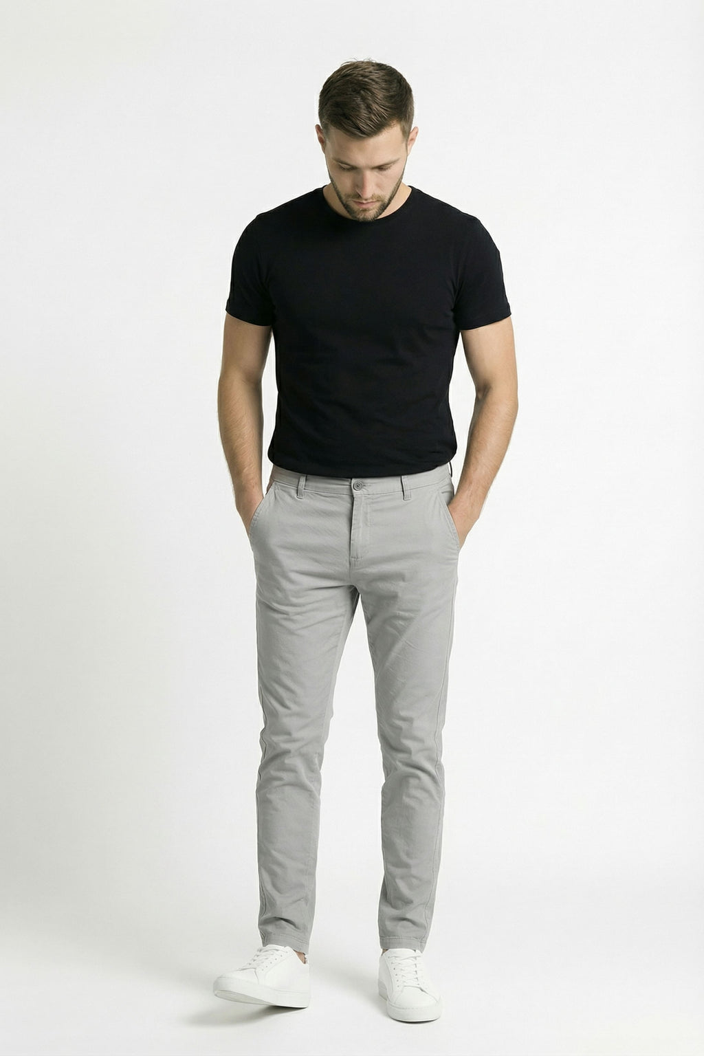 Men's Slim Fit in Chino Trousers | Relvorn