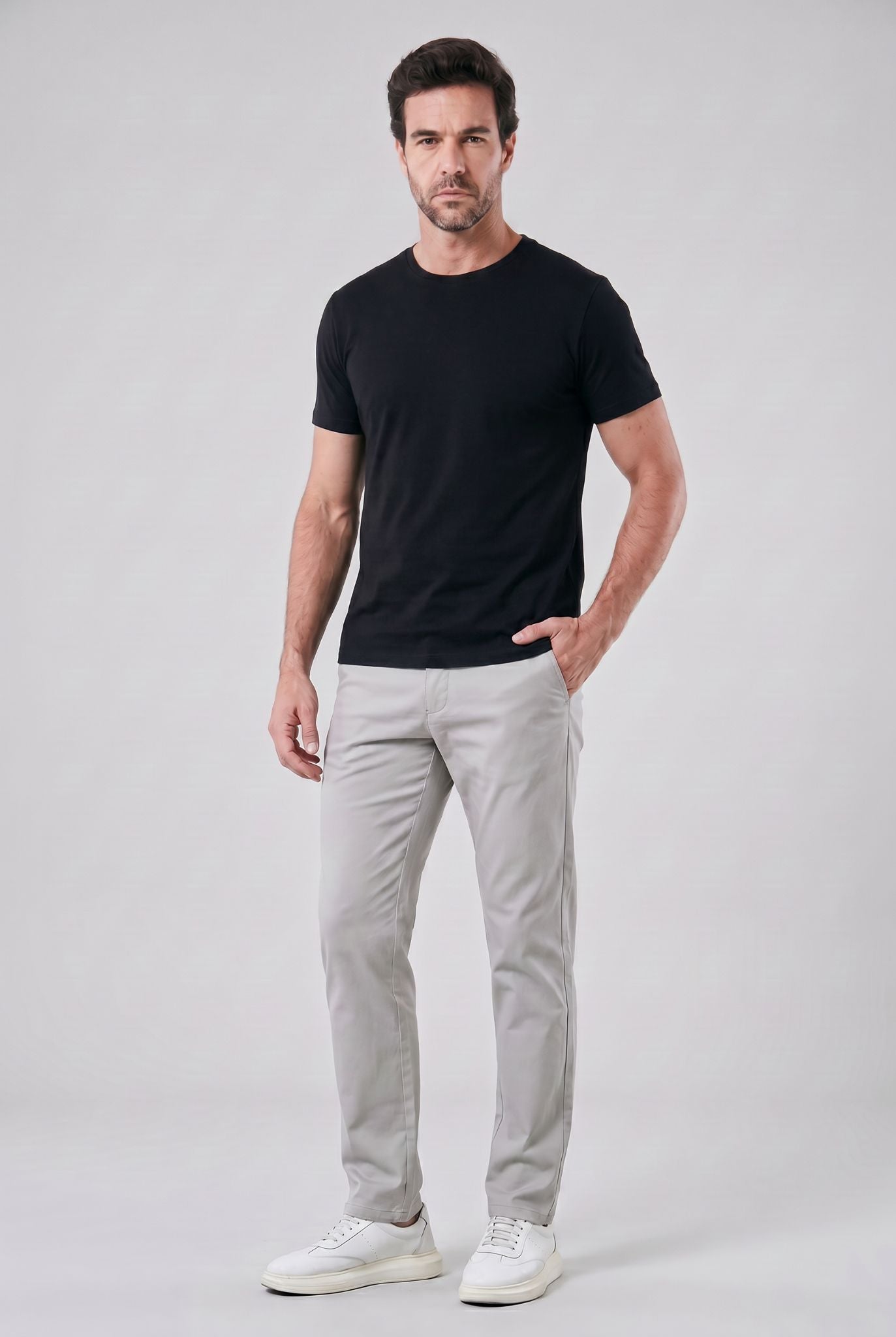 Men's Regular Chino Trousers | Relvorn