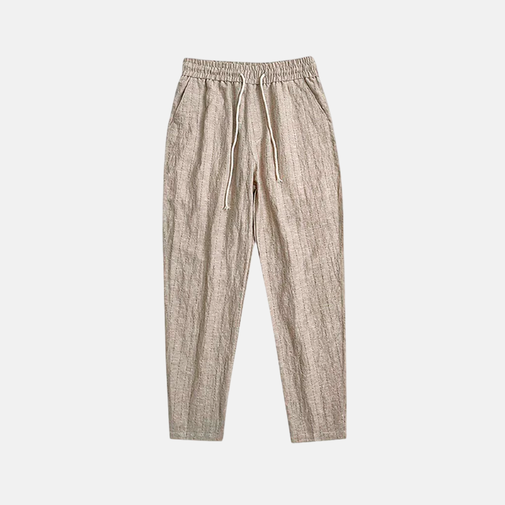 Men's Cassis Linen Trousers | Relvorn