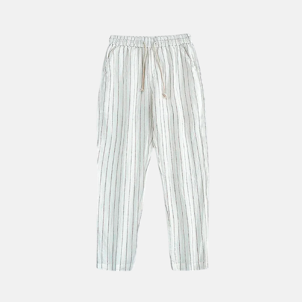 Men's Cassis Linen Trousers | Relvorn