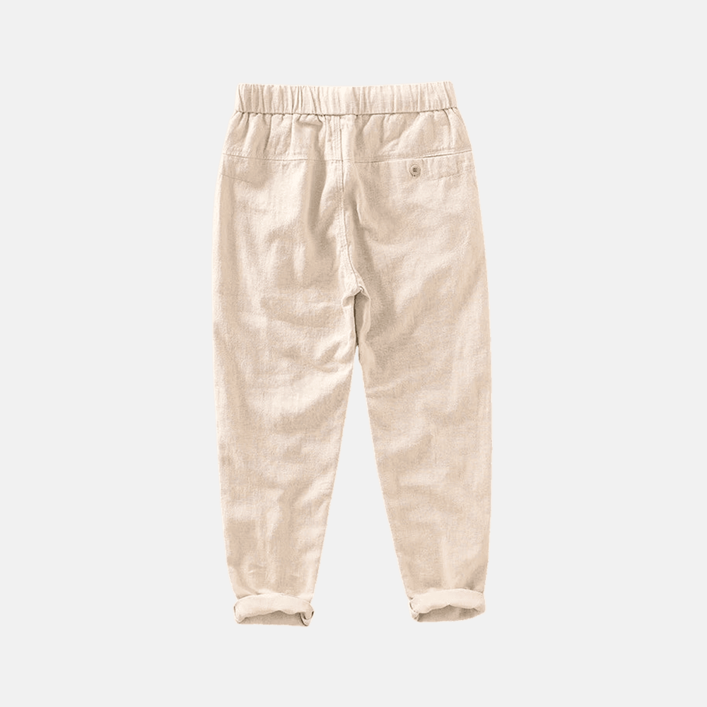 Men's Santorini Linen Trousers | Relvorn