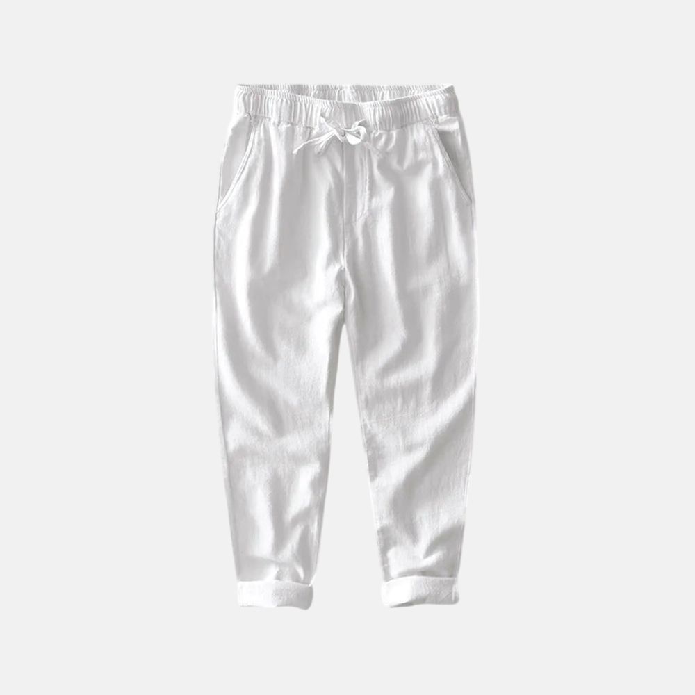Men's Sartoria Linen Trousers | Relvorn