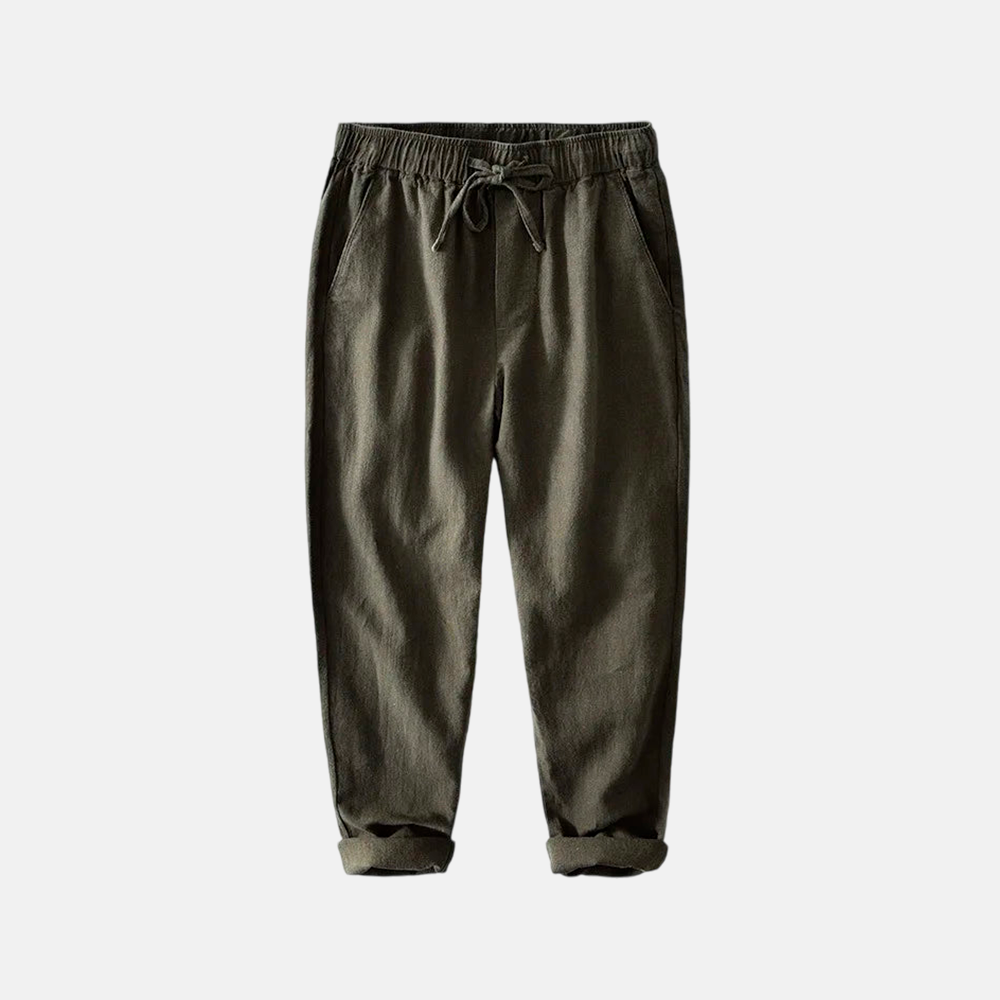Men's Sartoria Linen Trousers | Relvorn