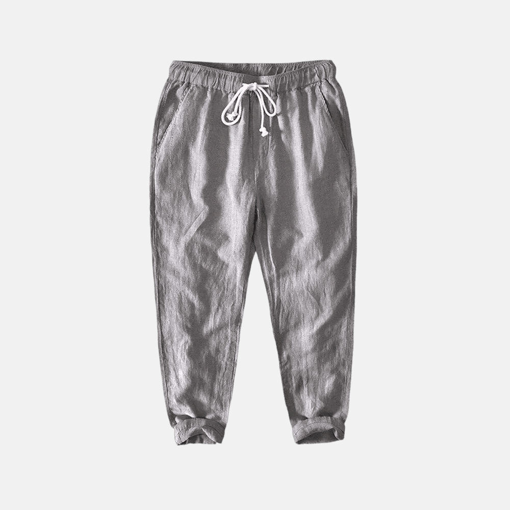 Men's Armano Linen Trousers | Relvorn