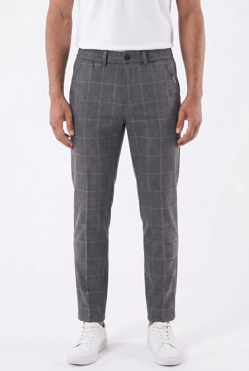 Men's Checked Tailored Trousers | Relvorn