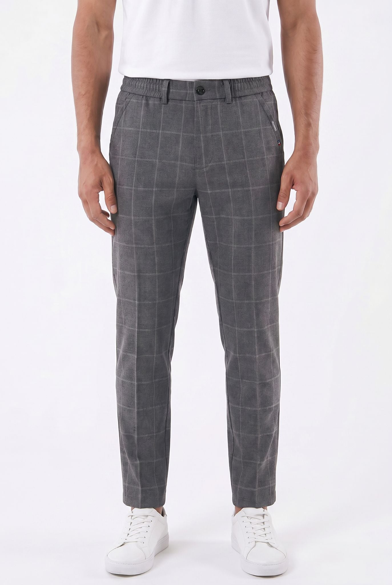 Men's Checked Tailored Trousers | Relvorn