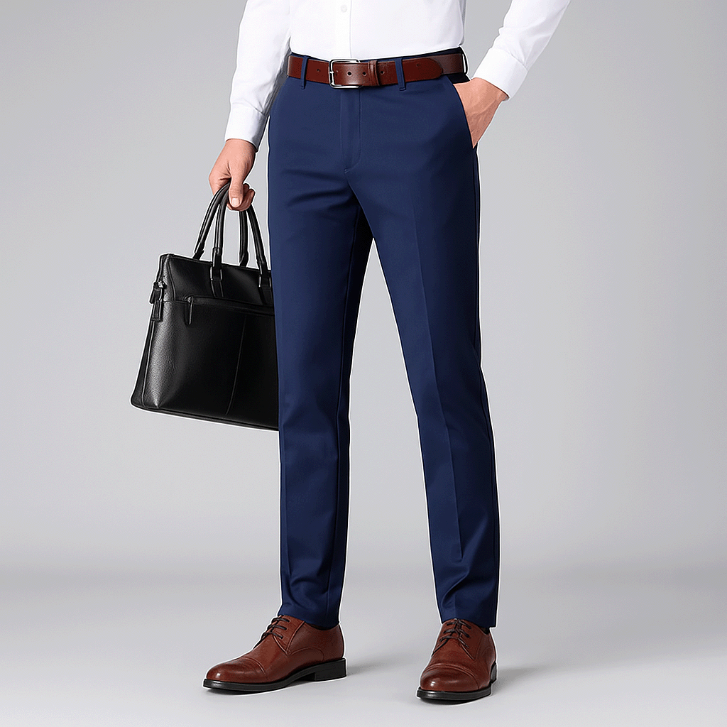 Men's Clean-cut Tailored Trousers | Relvorn