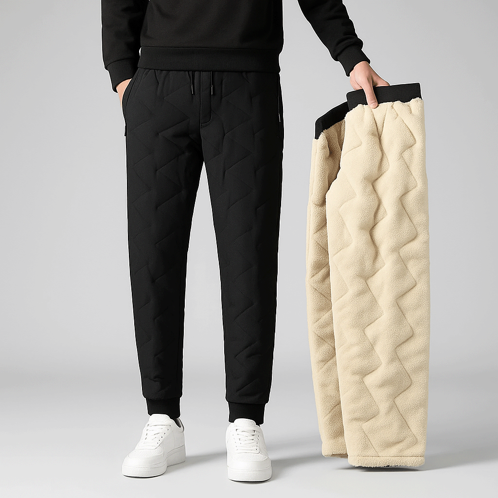 Men's Lined Wool Trousers | Relvorn