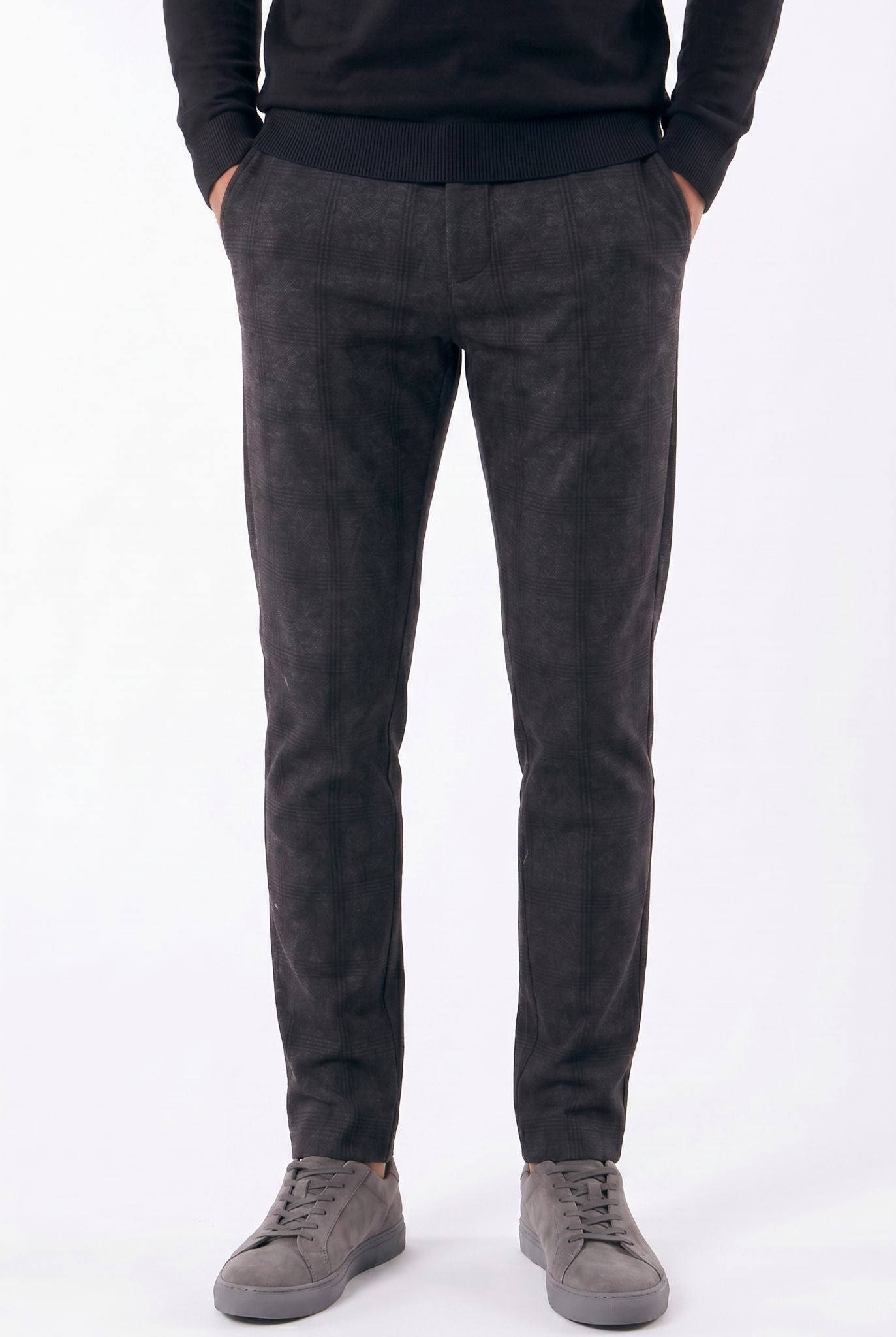 Men's Checked Tailored Trousers | Relvorn