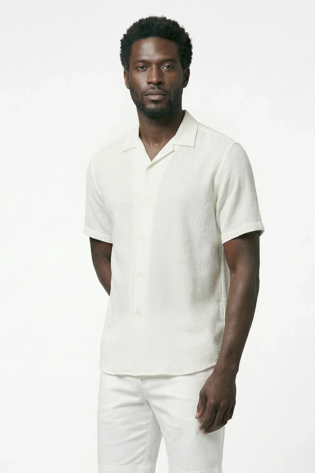Men's Off White Shirt | Relvorn