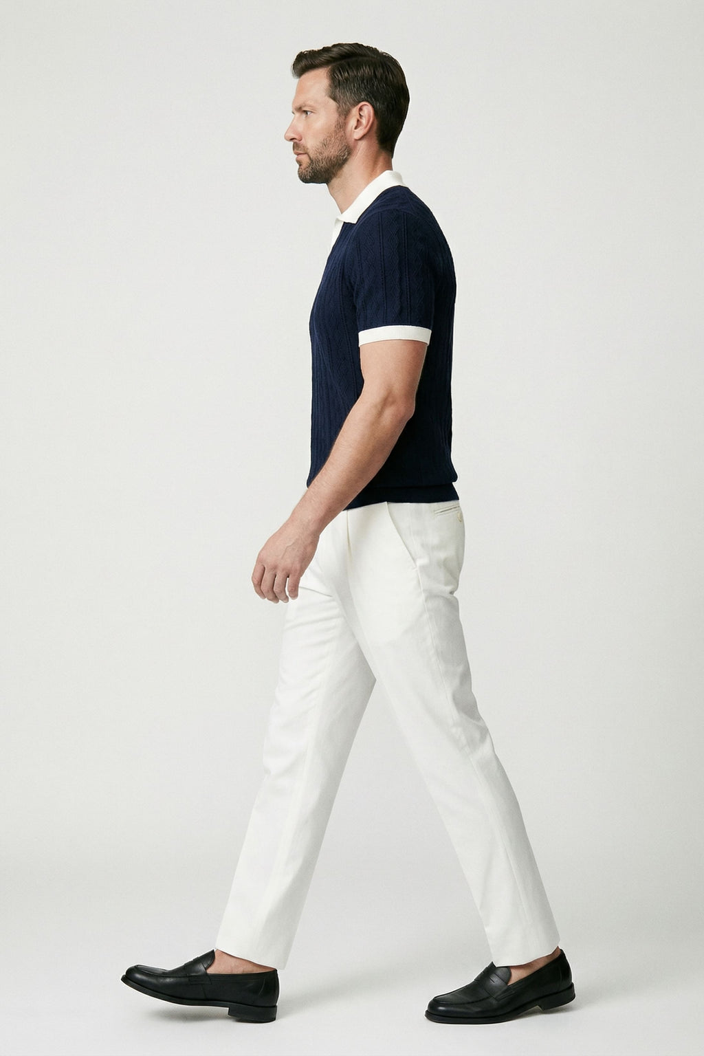 Men's Knit Madrid Polo Shirt | Relvorn