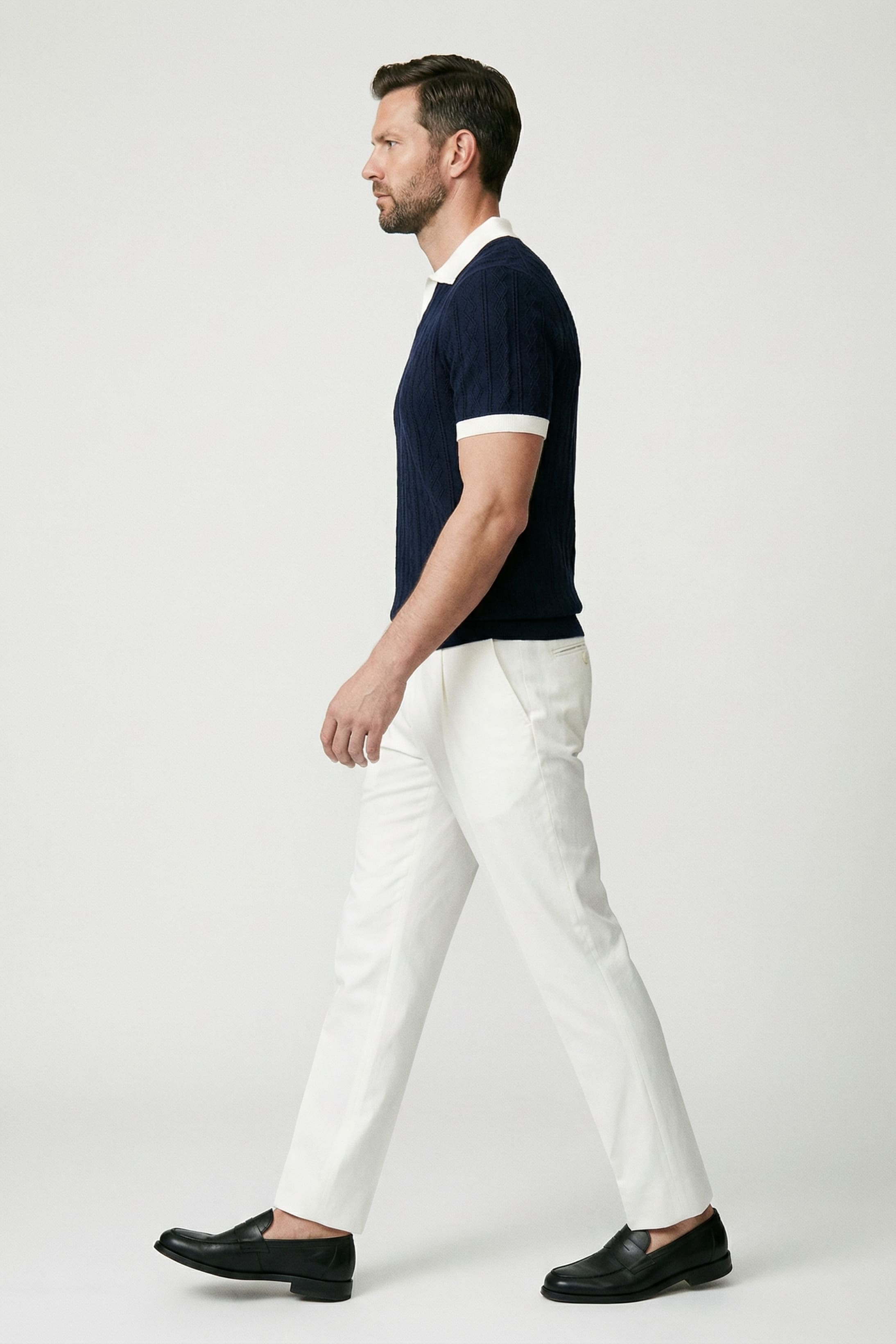 Men's Knit Madrid Polo Shirt | Relvorn