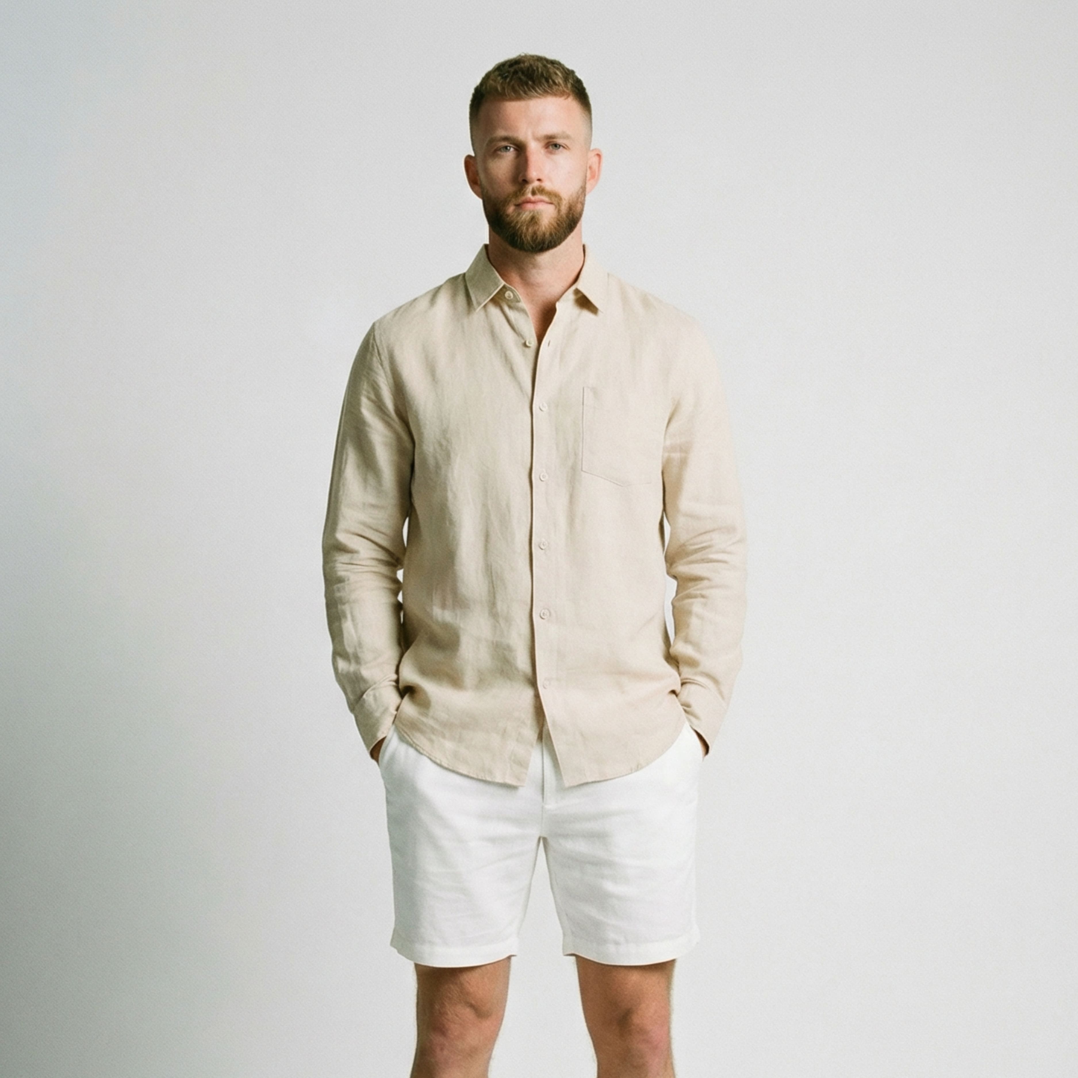 Men's Bolso Linen Shirt | Relvorn