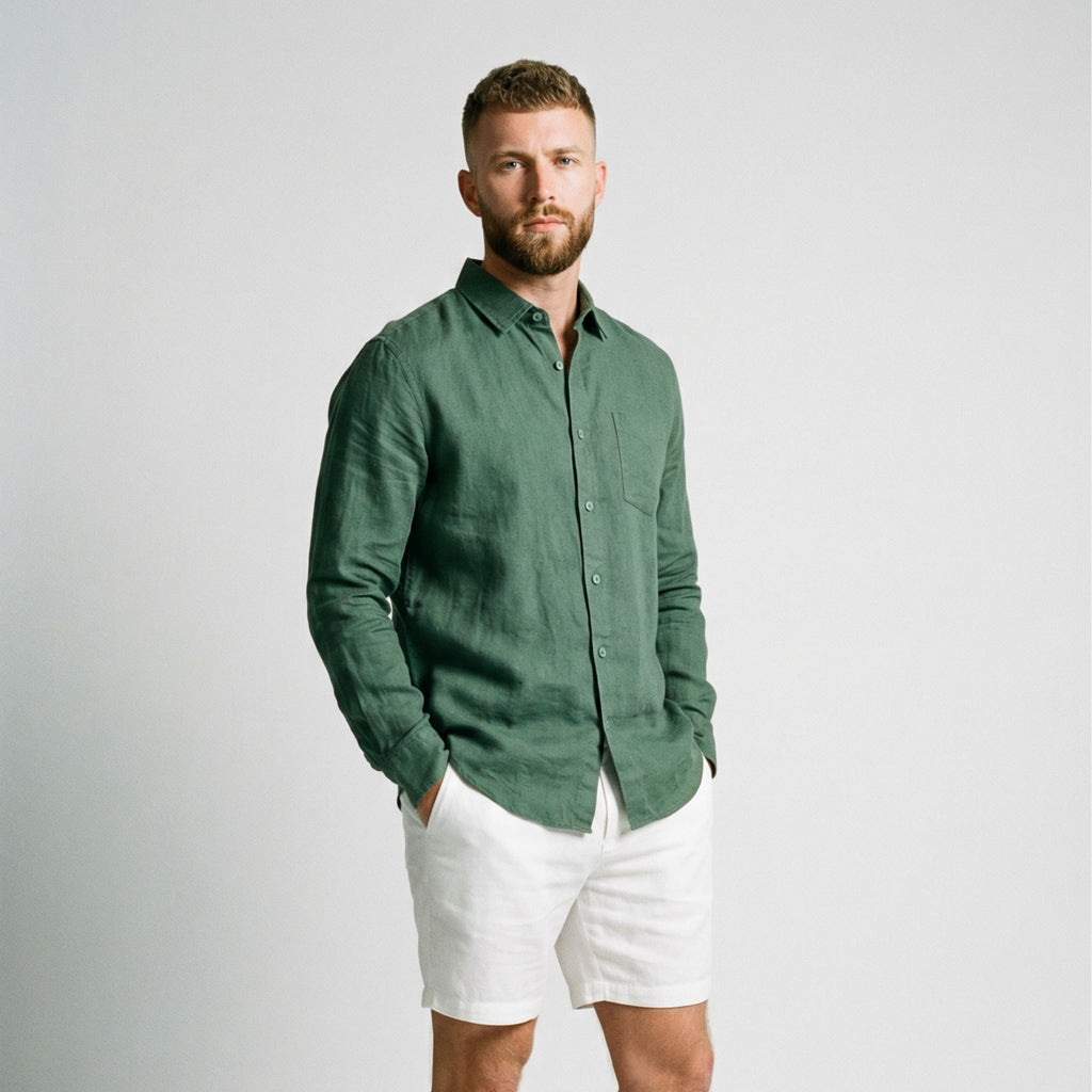 Men's Bolso Linen Shirt | Relvorn