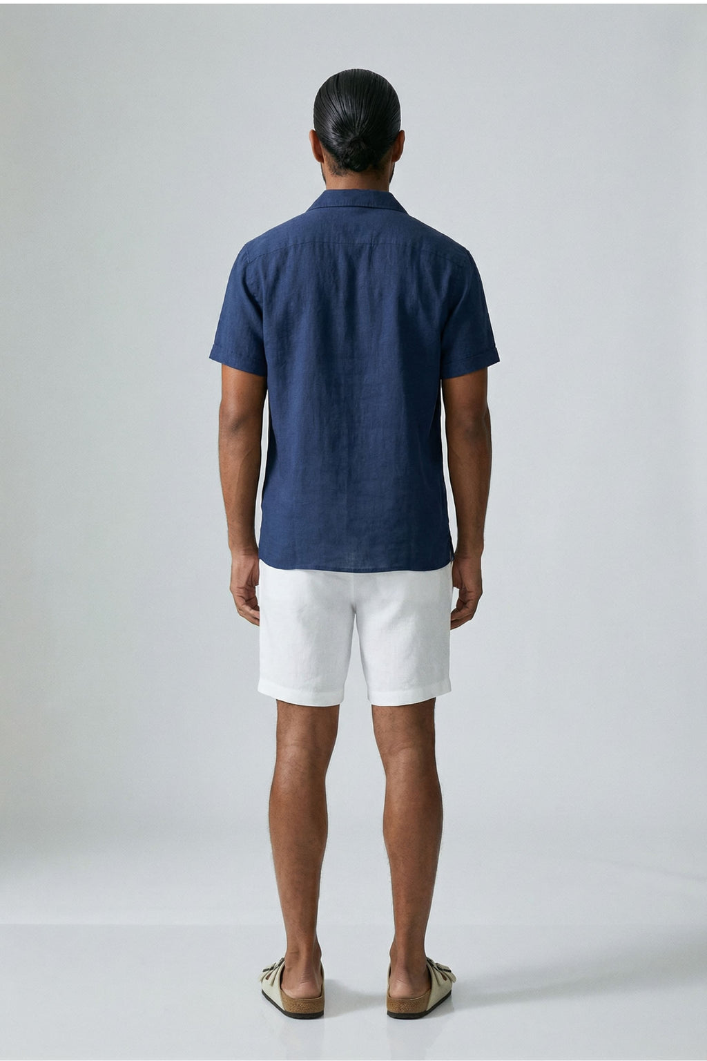Men's Resort Collar Linen Shirt | Relvorn