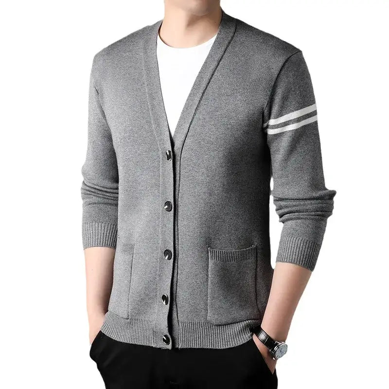 Men's Wool V-Neck Cardigan | Relvorn