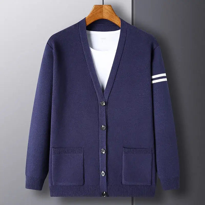 Men's Wool V-Neck Cardigan | Relvorn