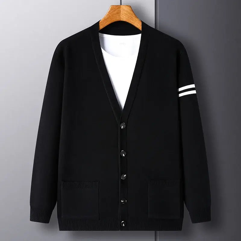 Men's Wool V-Neck Cardigan | Relvorn