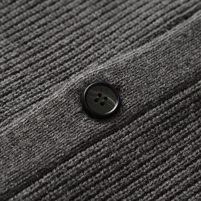 Men's V-neck Merino Wool Cardigan | Relvorn