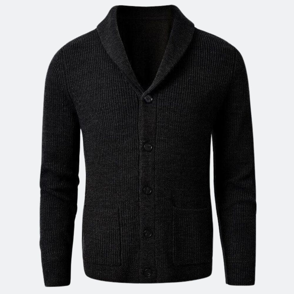 Men's V-neck Merino Wool Cardigan | Relvorn