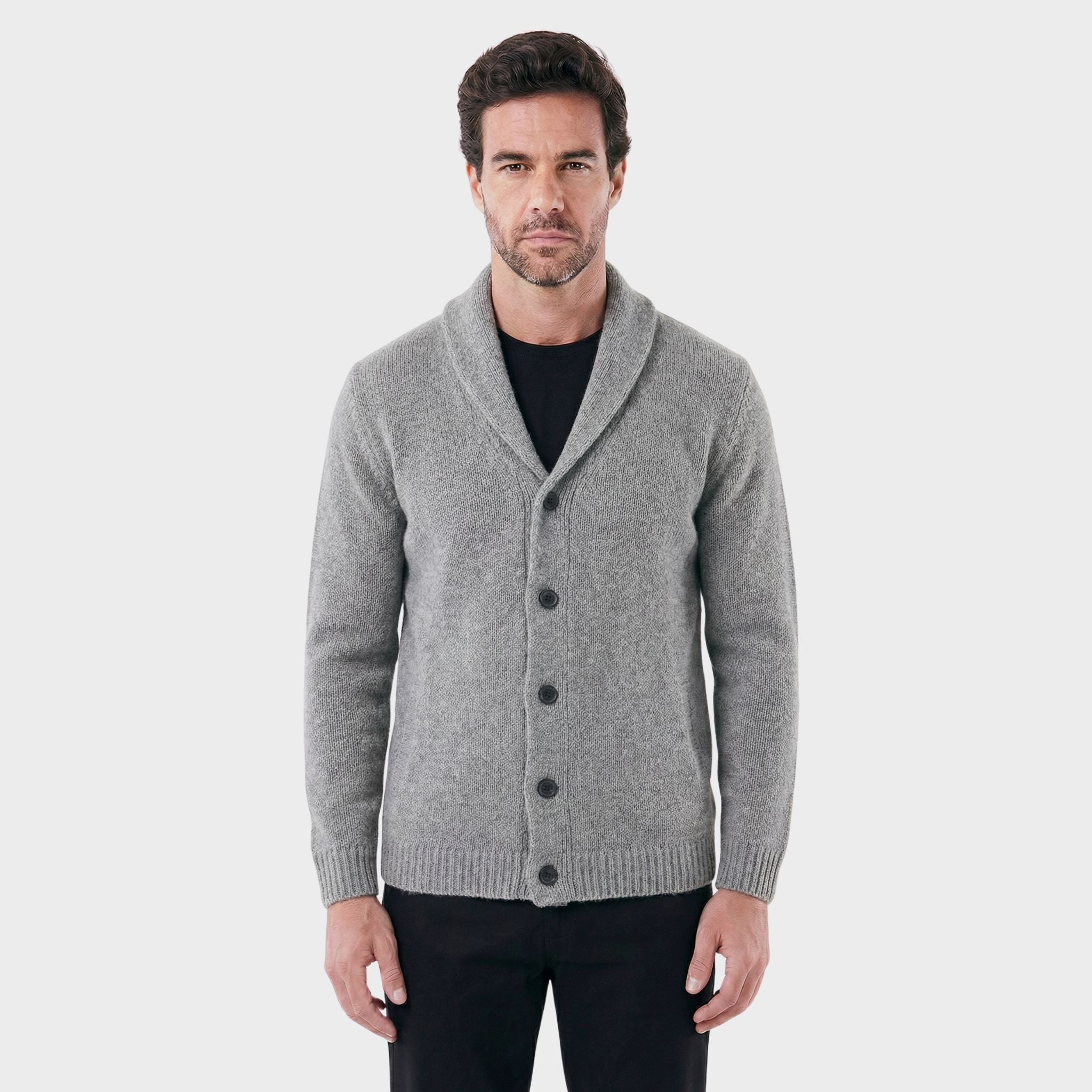 Men's London with Structured Shawl Collar Cardigan | Relvorn