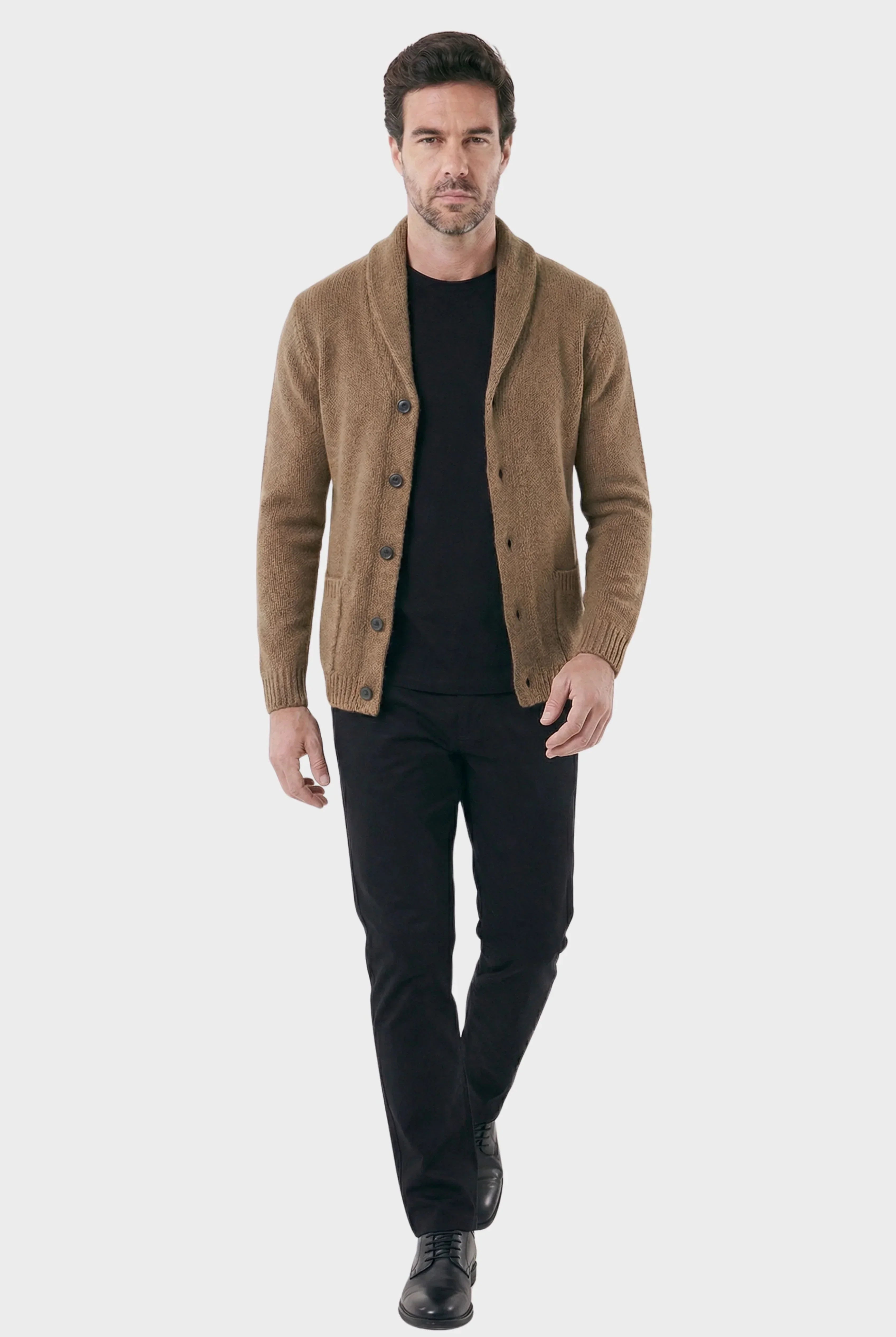 Men's London with Structured Shawl Collar Cardigan | Relvorn