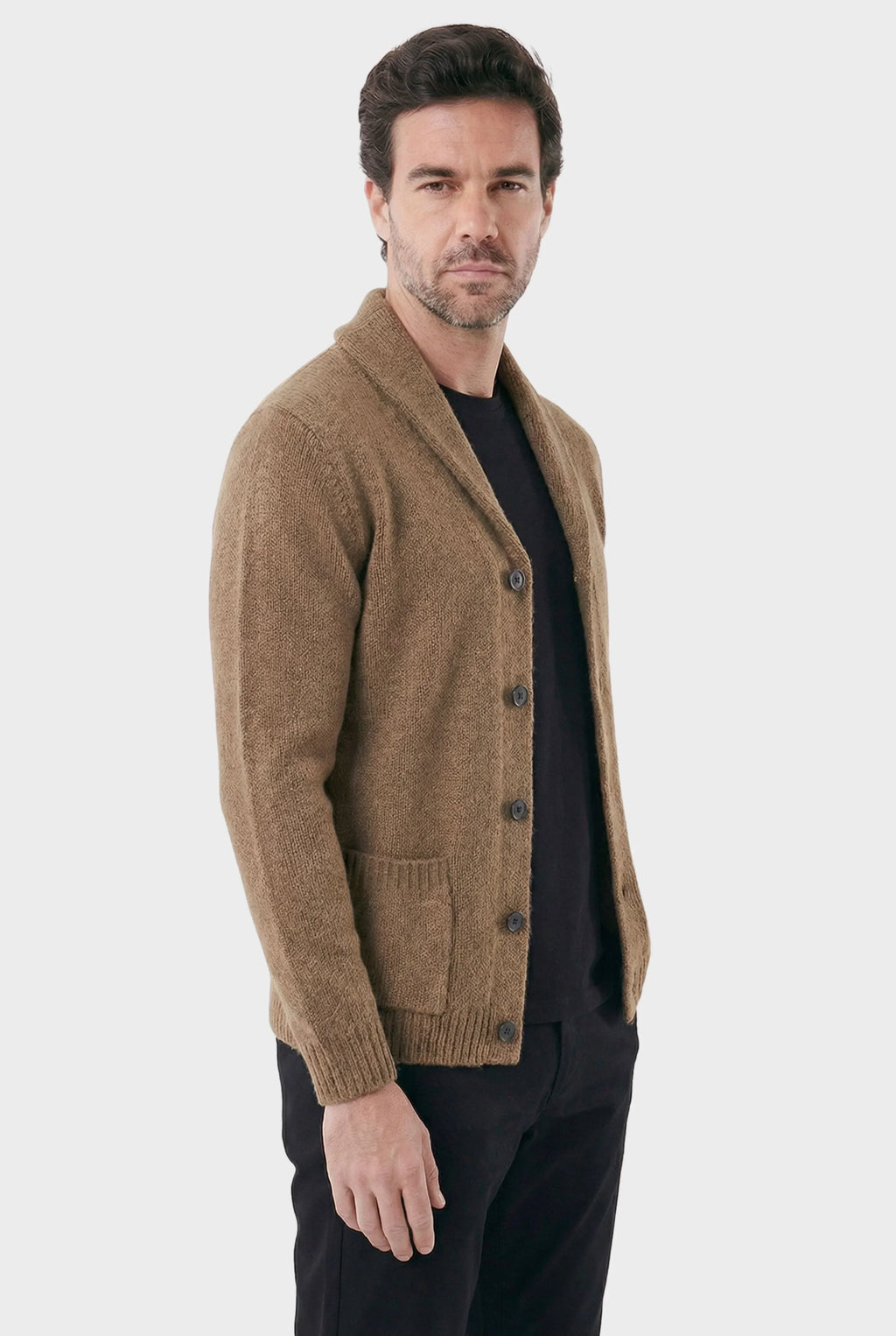 Men's London with Structured Shawl Collar Cardigan | Relvorn