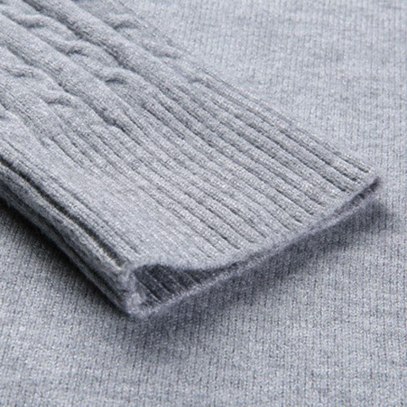 Men's Wool with Central Zip Cardigan | Relvorn