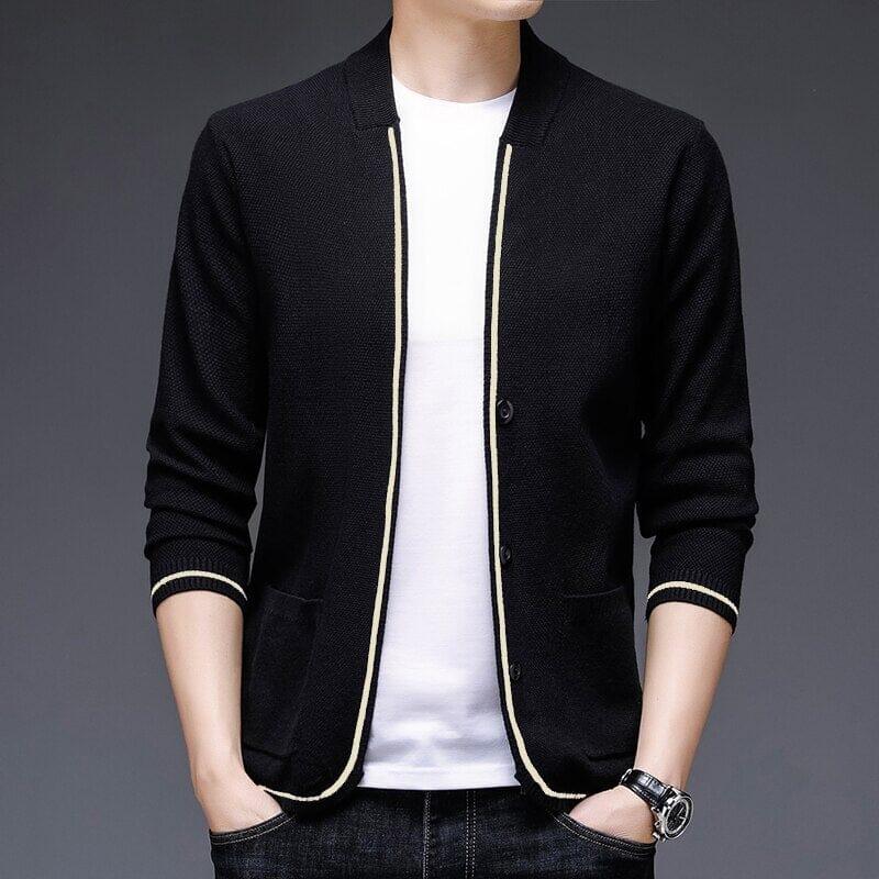 Men's Slim Fit Knit Cardigan | Relvorn