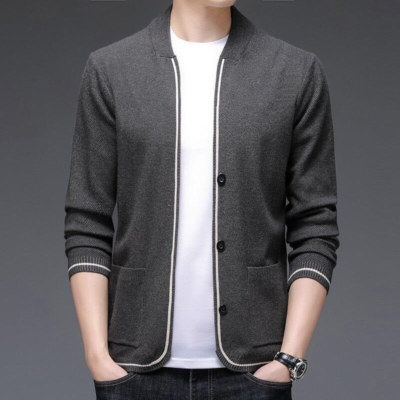 Men's Slim Fit Knit Cardigan | Relvorn