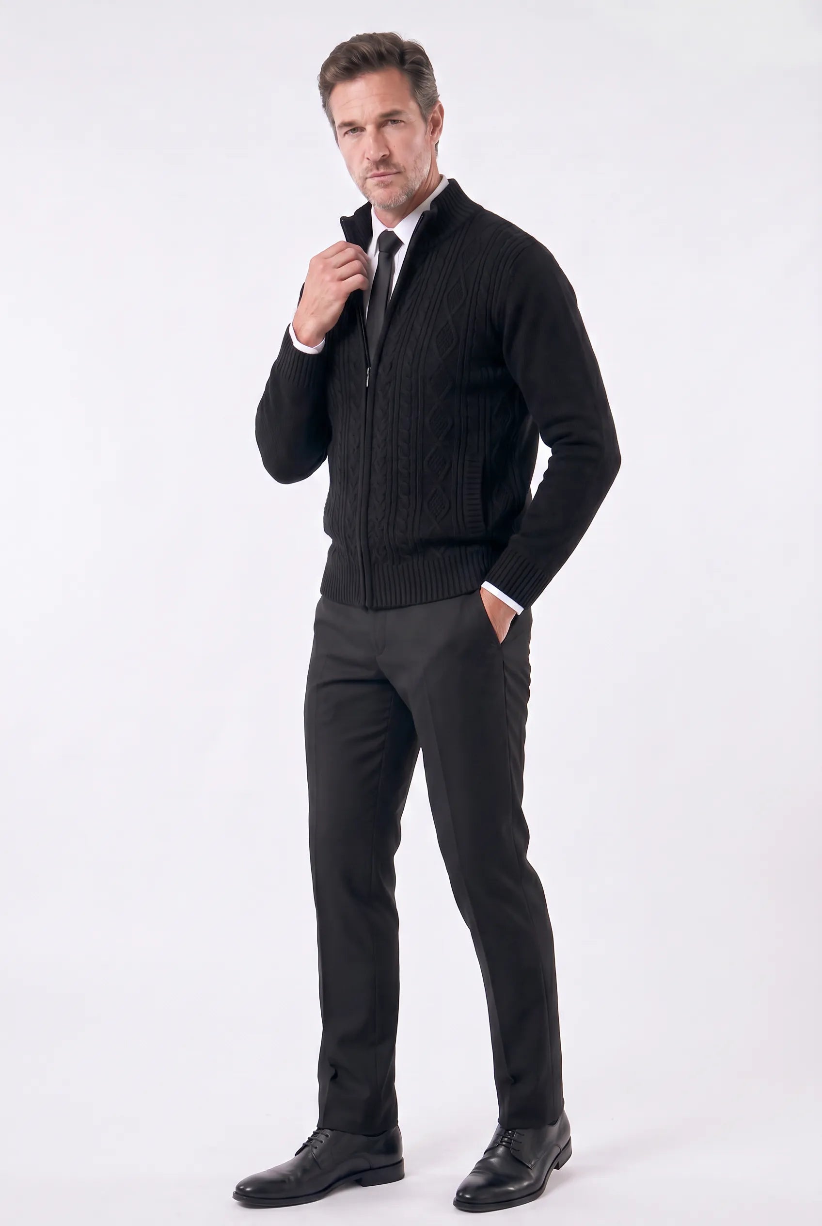 Men's Formal Knit Lightweight Cardigan | Relvorn