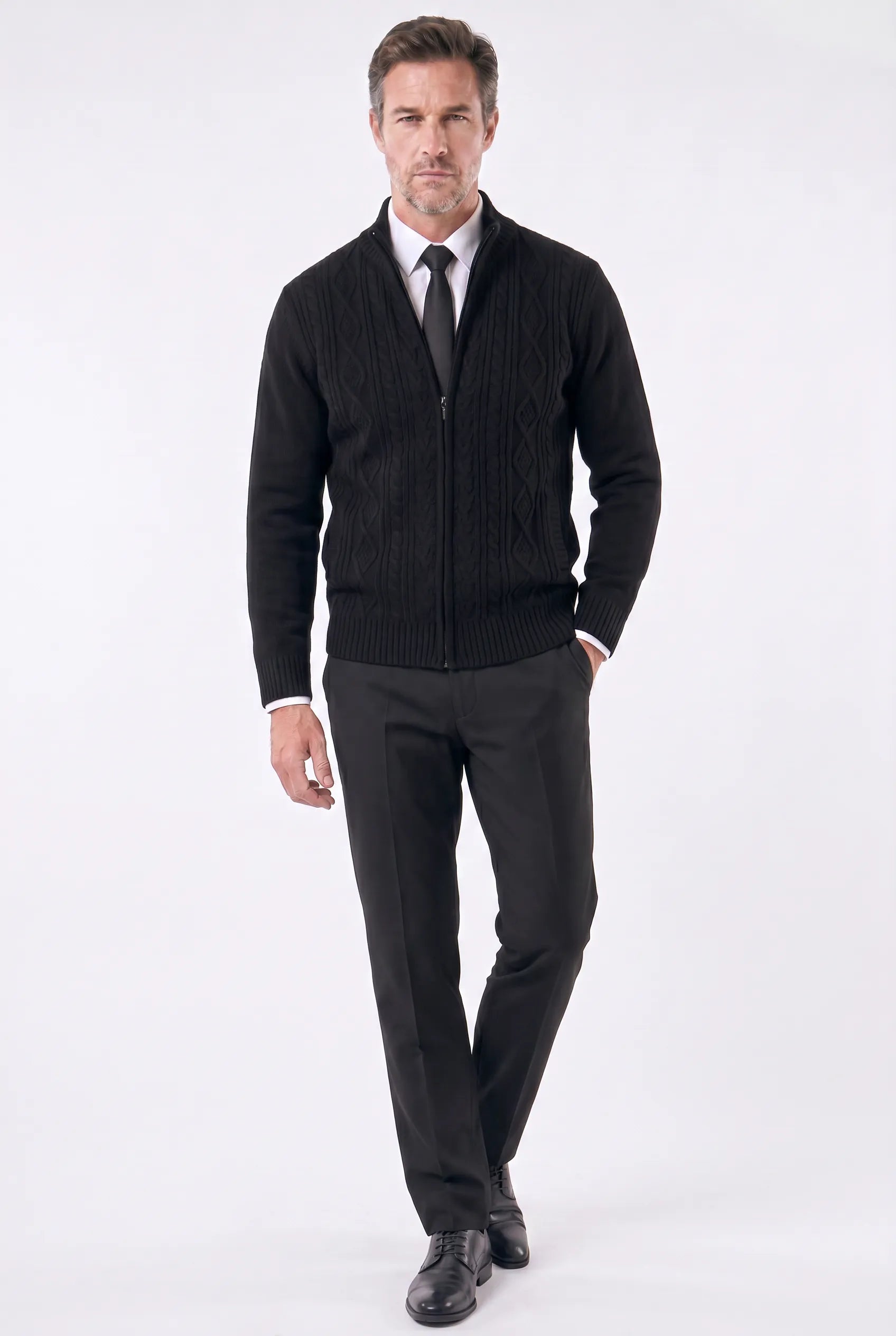Men's Formal Knit Lightweight Cardigan | Relvorn