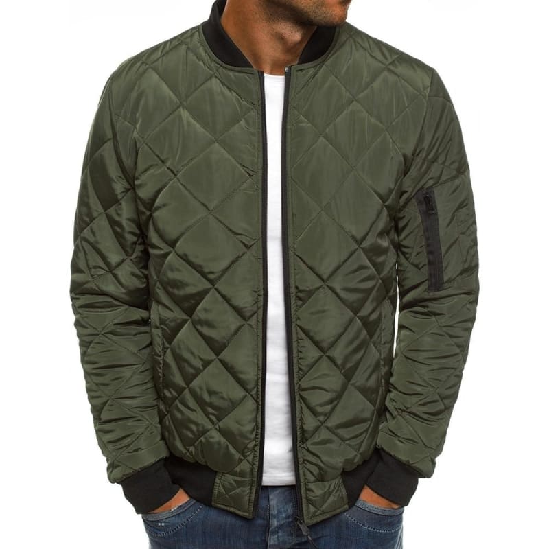 Men's Estrutura Belcour Puffer Overcoat | Relvorn