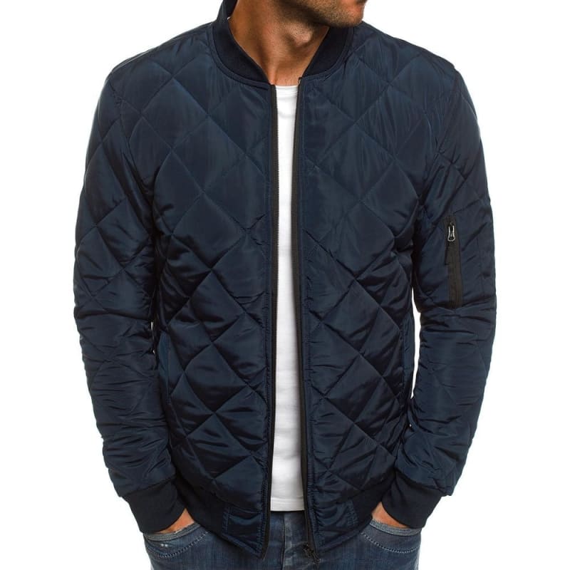 Men's Estrutura Belcour Puffer Overcoat | Relvorn