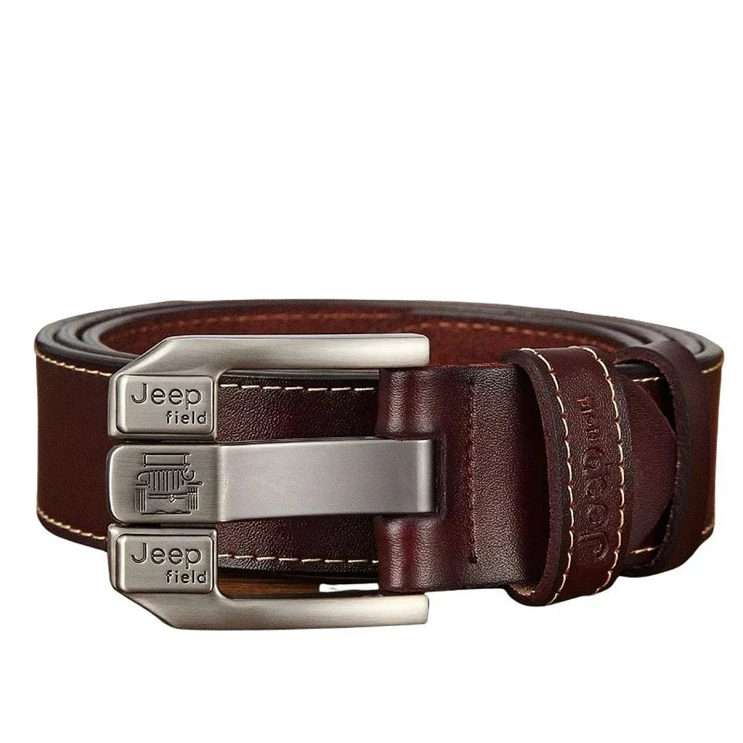 Men's Jeep Leather Belt | Relvorn