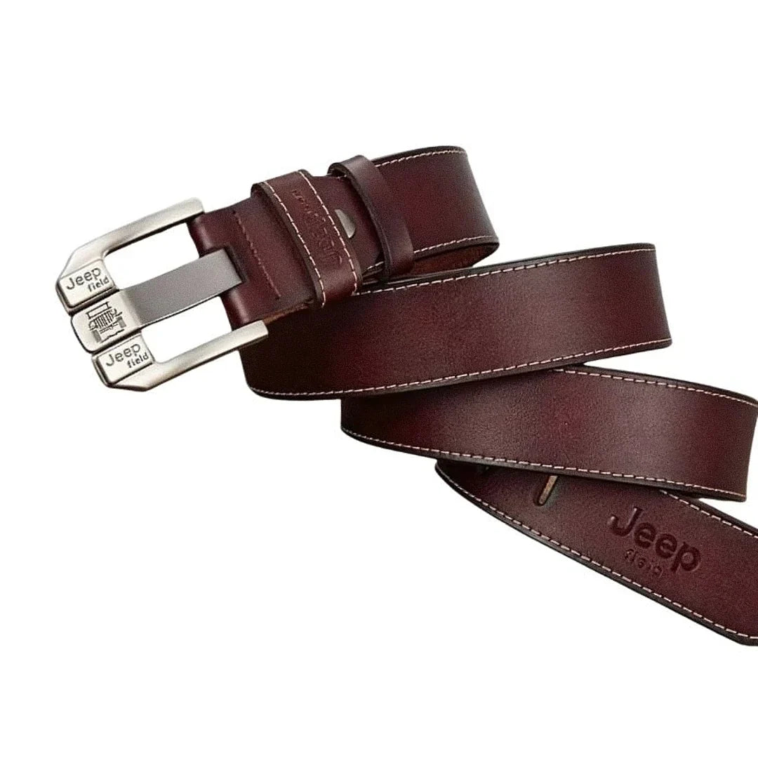 Men's Jeep Leather Belt | Relvorn