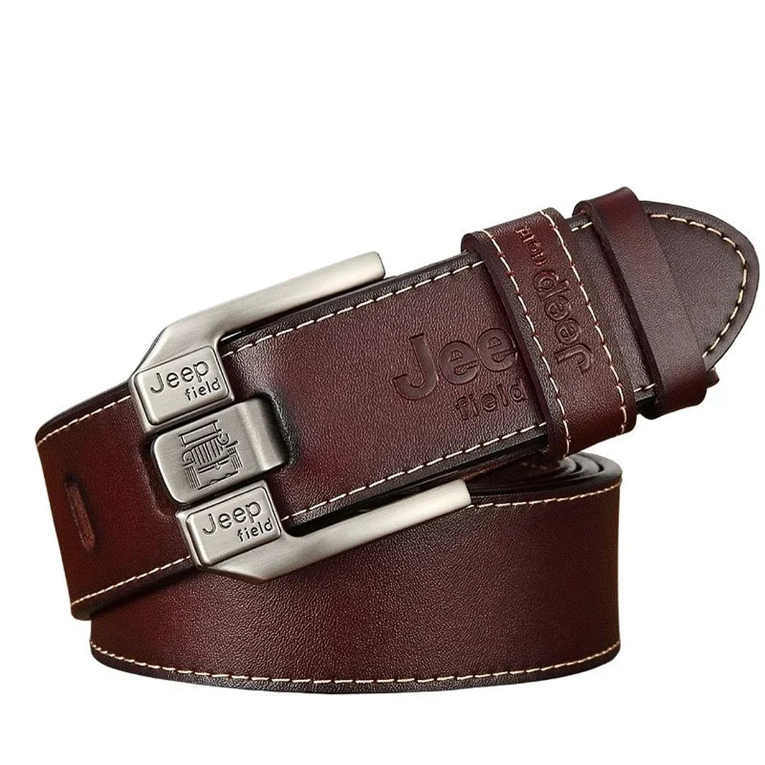 Men's Jeep Leather Belt | Relvorn