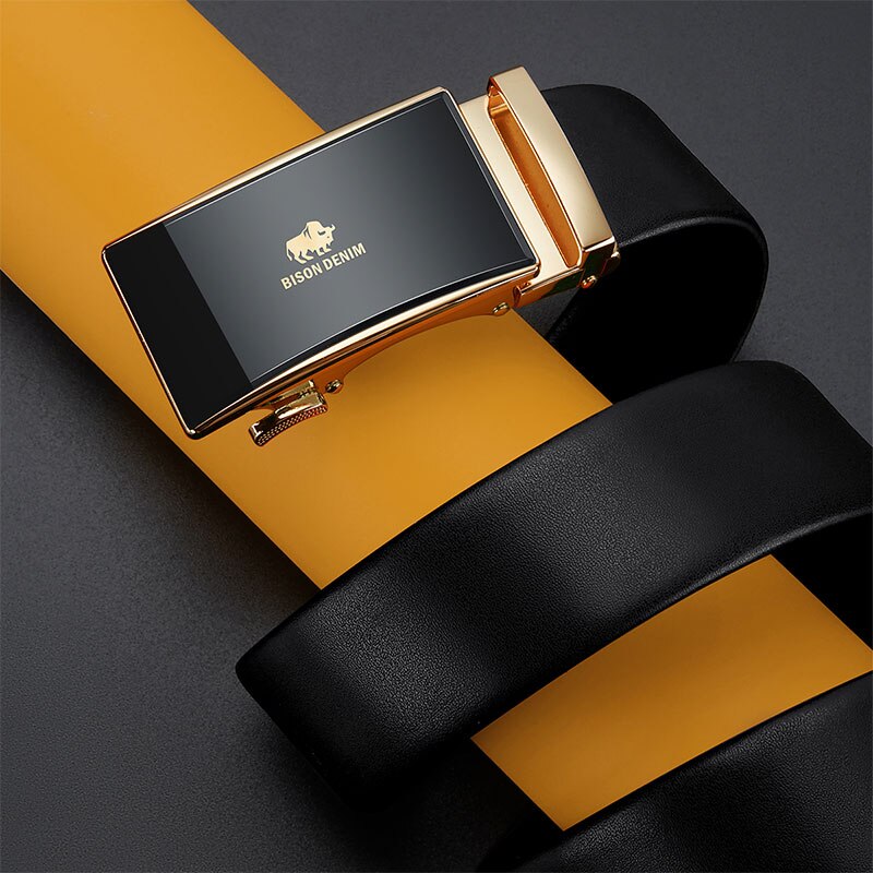 Men's Bison Leather Belt | Relvorn