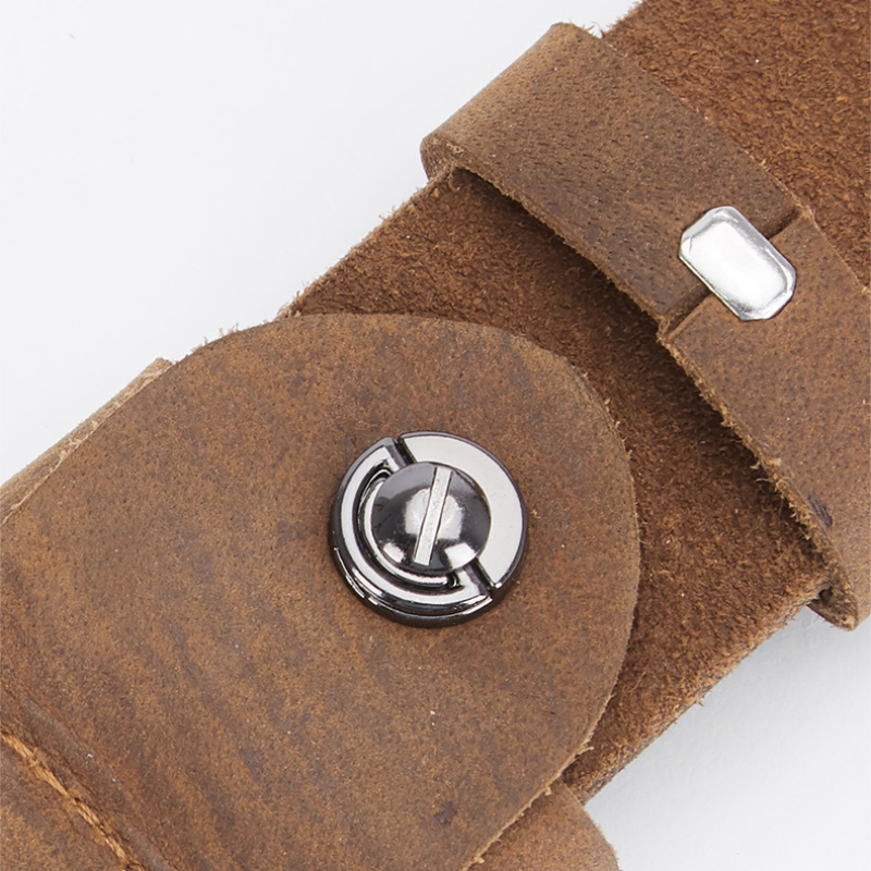 Men's Denim Leather Belt | Relvorn