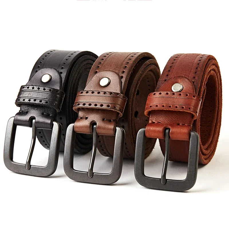 Men's Vintage Royal Leather Belt | Relvorn