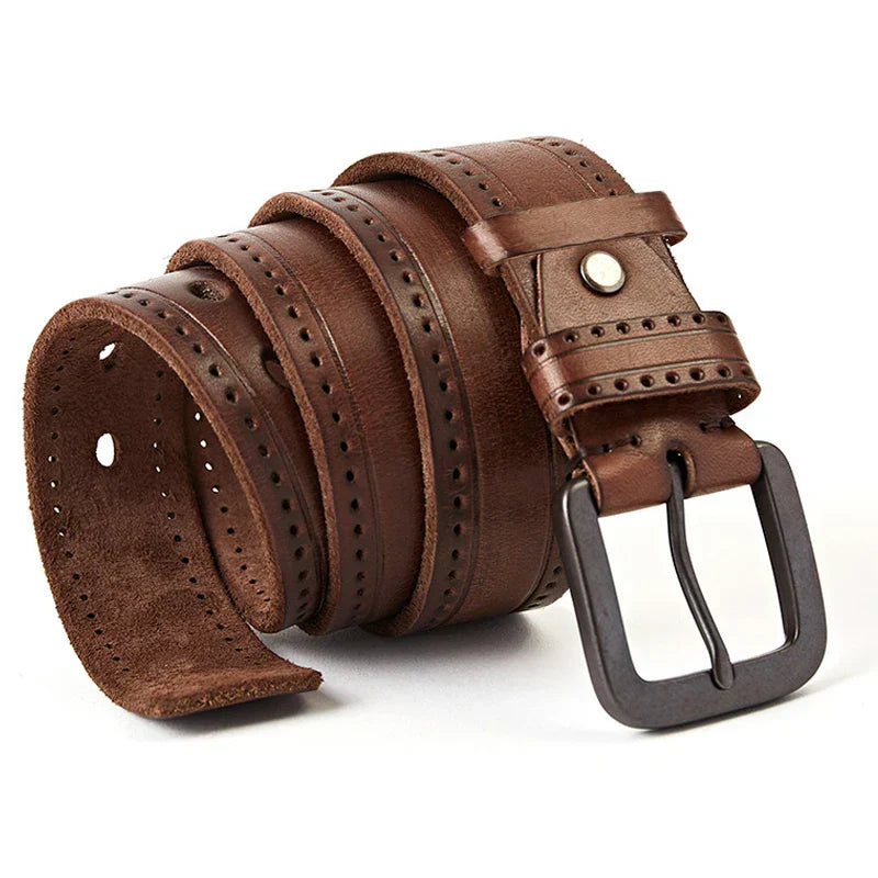 Men's Vintage Royal Leather Belt | Relvorn