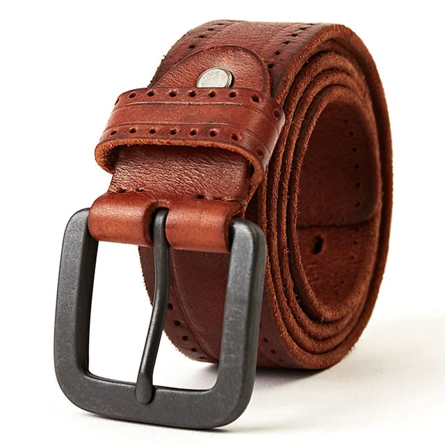 Men's Vintage Royal Leather Belt | Relvorn