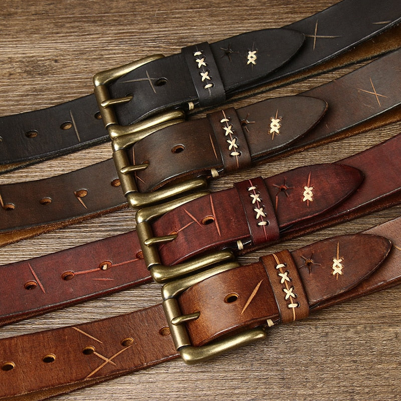 Men's Vintage Leather Belt | Relvorn