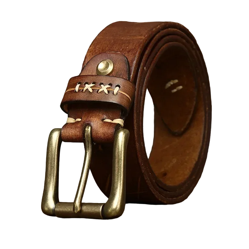 Men's Vintage Leather Belt | Relvorn