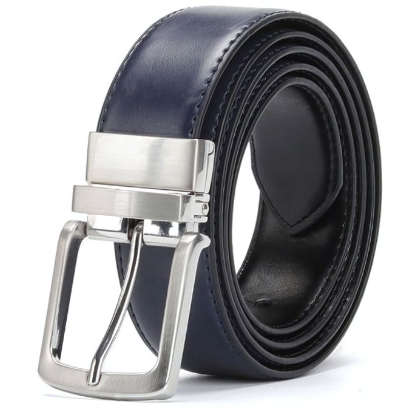 Men's Formal Noir Leather Belt | Relvorn