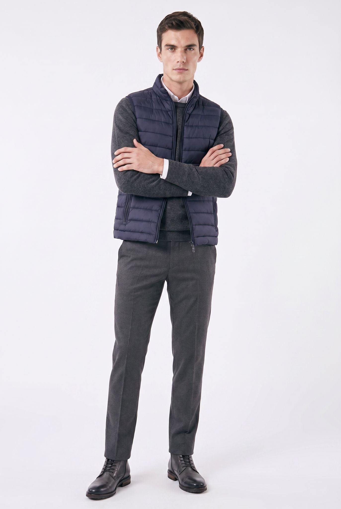 Men's Quilted Zip Puffer Gilet | Relvorn
